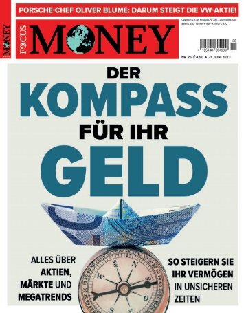 Vorschau FOCUS MONEY 26