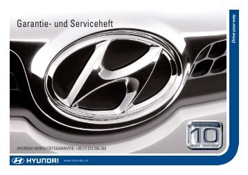 Garantie- und Serviceheft - Hyundai