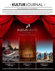 KulturEvents Austria - Kulturreise - Journal