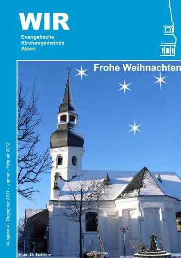 WIR Frohe Weihnachten - Evangelische Kirchengemeinde Alpen