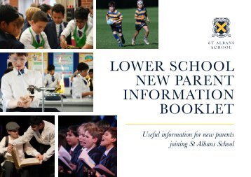 Lower School New Parent Information Booklet June 2023
