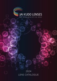 Jai Kudo Lenses - Lens Catalogue 2024