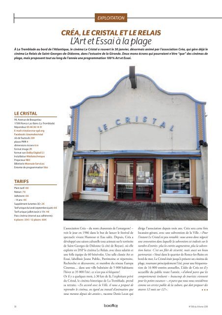 BO#360 LE CRISTAL ET LE RELAIS ST GEORGE DE DIDONNE