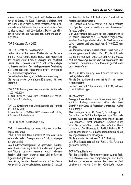 mach mit Ausgabe 02.2005 - Turngemeinde Münster von 1862 e.V.