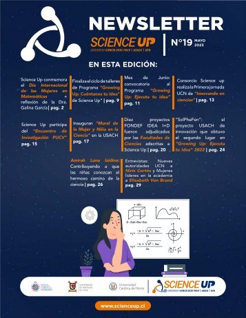 Newsletter N°19 - Science Up