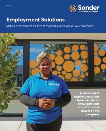 Employment Solutions Issue 3 - Sonder