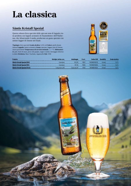 Appenzeller Bier Italienisch