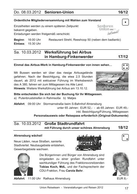 UNION Reiseteam Ahrensburg