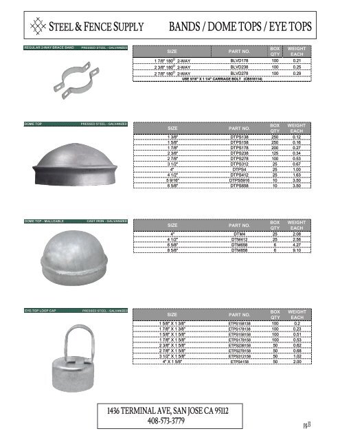 Product Catalog 2023 - Steel & Fence Supply