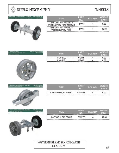 Product Catalog 2023 - Steel & Fence Supply