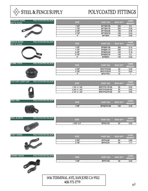 Product Catalog 2023 - Steel & Fence Supply