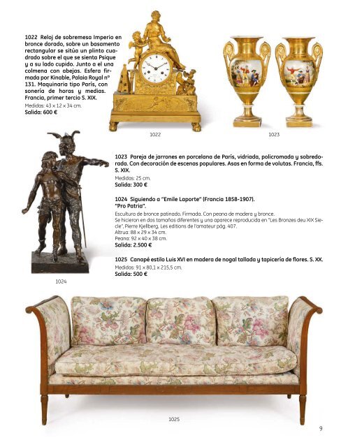 Subasta Artes Decorativas Julio 2023