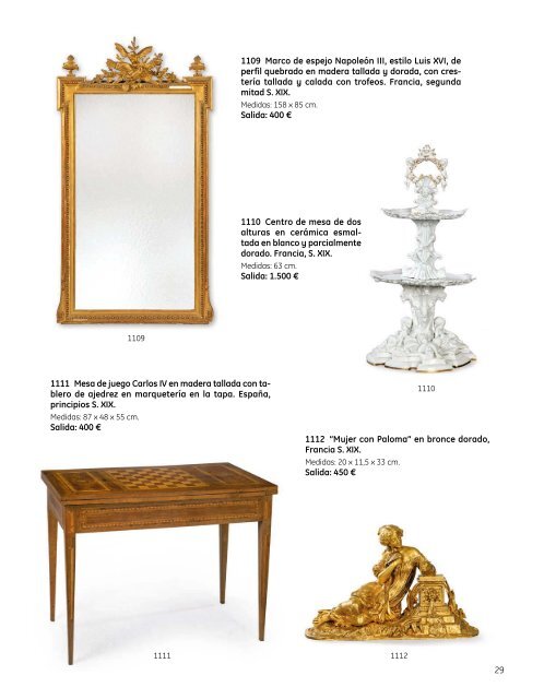 Subasta Artes Decorativas Julio 2023