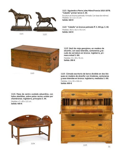 Subasta Artes Decorativas Julio 2023