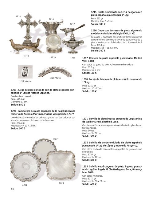 Subasta Artes Decorativas Julio 2023