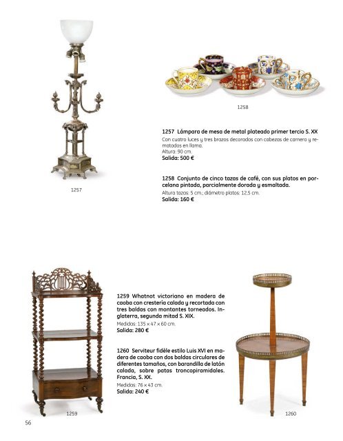 Subasta Artes Decorativas Julio 2023