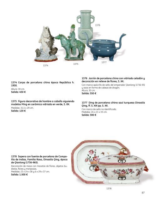 Subasta Artes Decorativas Julio 2023
