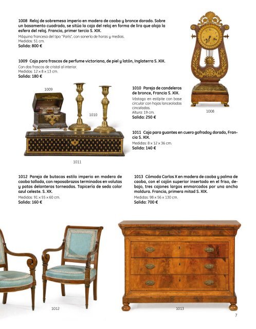 Subasta Artes Decorativas Julio 2023