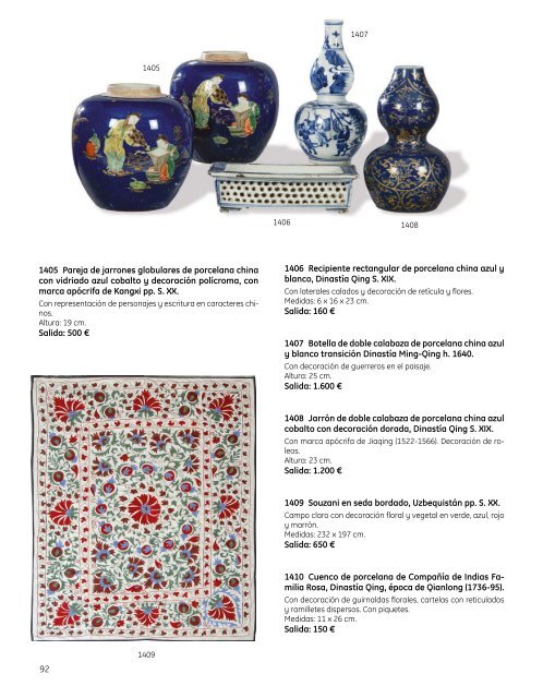 Subasta Artes Decorativas Julio 2023