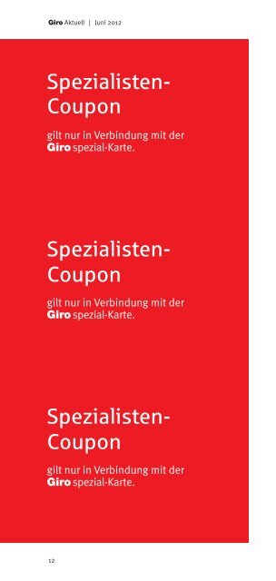 Spezialisten- Coupon - OstseeSparkasse Rostock