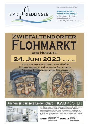 20.06.2023 Amtliches Mitteilungsblatt Riedlingen