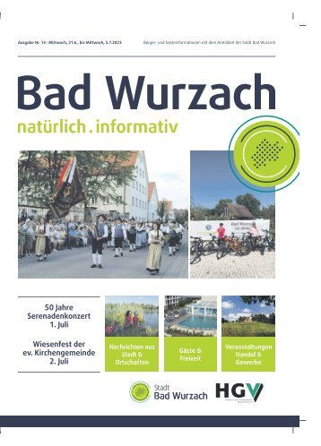 21.06.2023 Bürger- und Gästeinformation Bad Wurzach