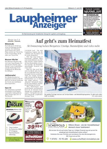 21.06.2023 Laupheimer Anzeiger