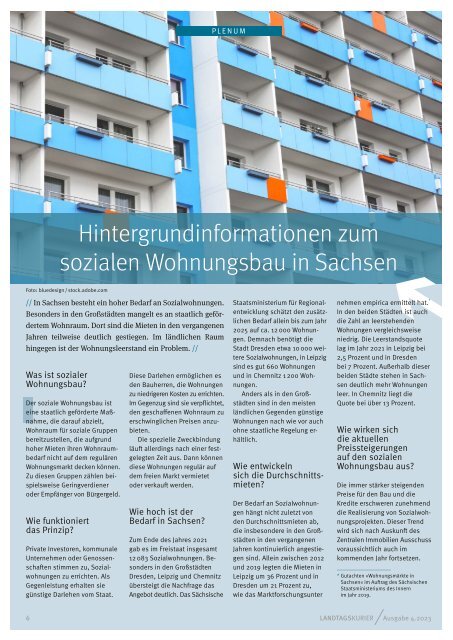 Landtagskurier, Ausgabe 4/2023