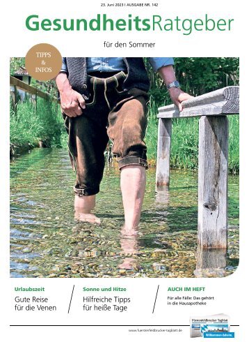 GesundheitsRatgeber Fürstenfeldbruck: Tipps und Informationen für einen gesunden Sommer