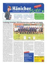 Hänicher Bote | Juni-Ausgabe 2023
