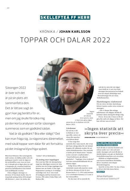 Skellefteå FF Fotbollsmagasin – 2022 #2