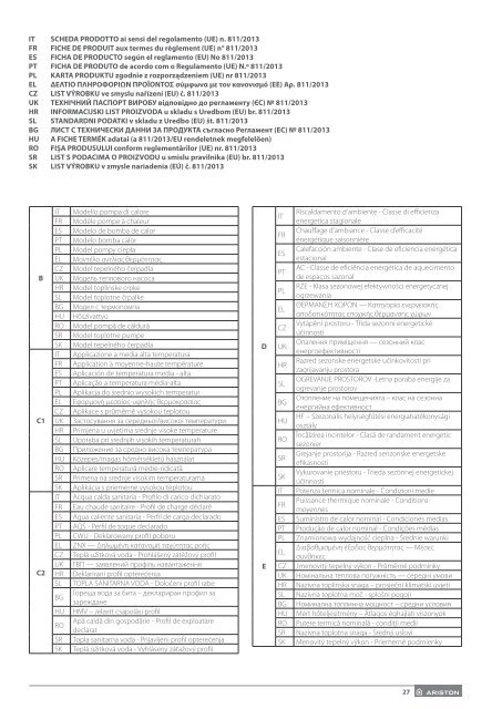 Ariston Hybrid Universal (Technical Documentation) 