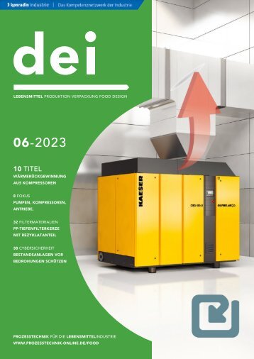 dei – Prozesstechnik für die Lebensmittelindustrie 06.2023