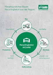 Recyclingbeton_HICARB_Flyer_A5 Gebr. Hilti AG Kies- und Betonwerk