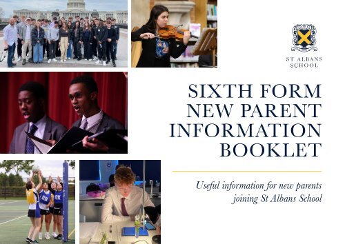 Sixth Form New Parent Information Booklet June 2023