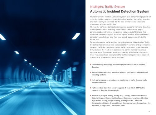 Product Quick Guide HY1 2023 - Intelligent Traffic System