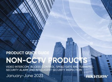 Product Quick Guide HY1 2023 - Non-CCTV Products