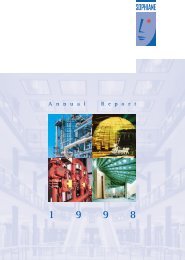 Sophiane - 1998 annual report - Vinci
