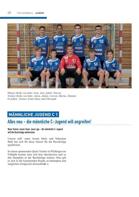 TSG Handball Hallenheft_2022_23
