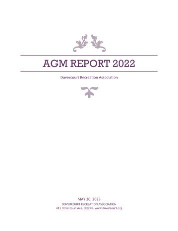 DRA Annual Report for 2022 Final