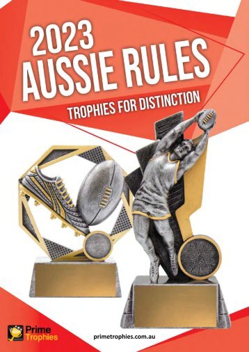 Prime Trophies 2023 Aussie Rules Trophy Catalogue