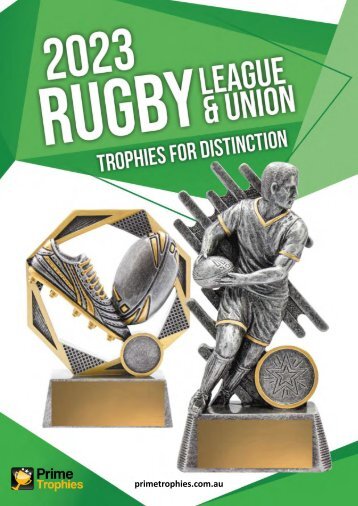 Prime Trophies 2023 Rugby Trophies Catalogue