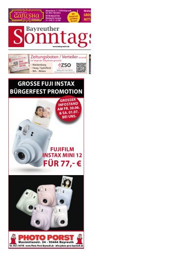 2023-06-25 Bayreuther Sonntagszeitung