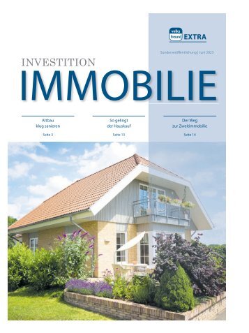 Investition Immobilie - Juni 2023