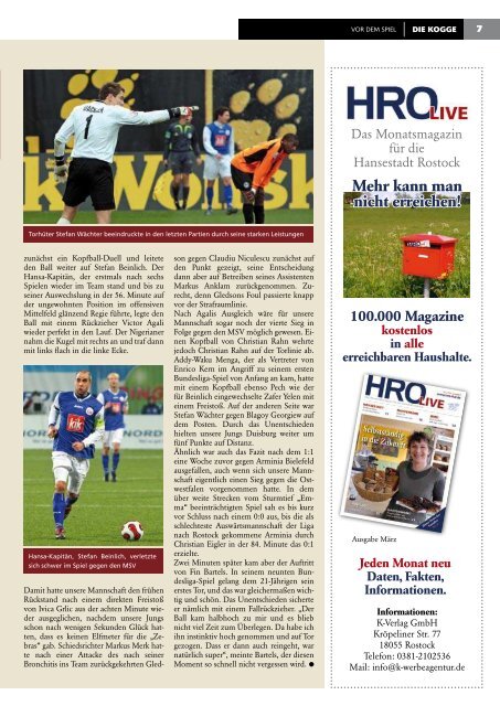 Hertha - FC Hansa Rostock