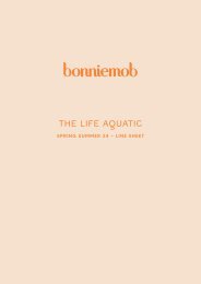 Bonniemob SS24 Linesheet -The Life Aquatic