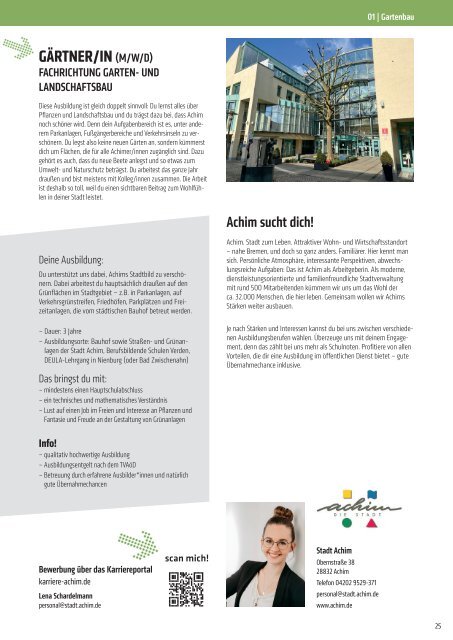 Ausbildung in Achim + umzu