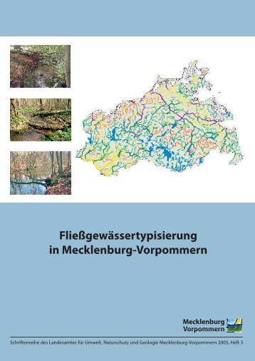 Fließgewässertypisierung in Mecklenburg-Vorpommern - WRRL MV