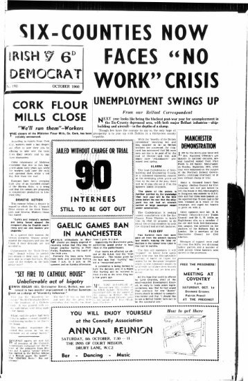 Irish Democrat October 1960