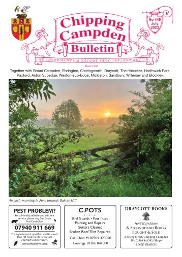 Chipping Campden Bulletin - July 2023 Issue